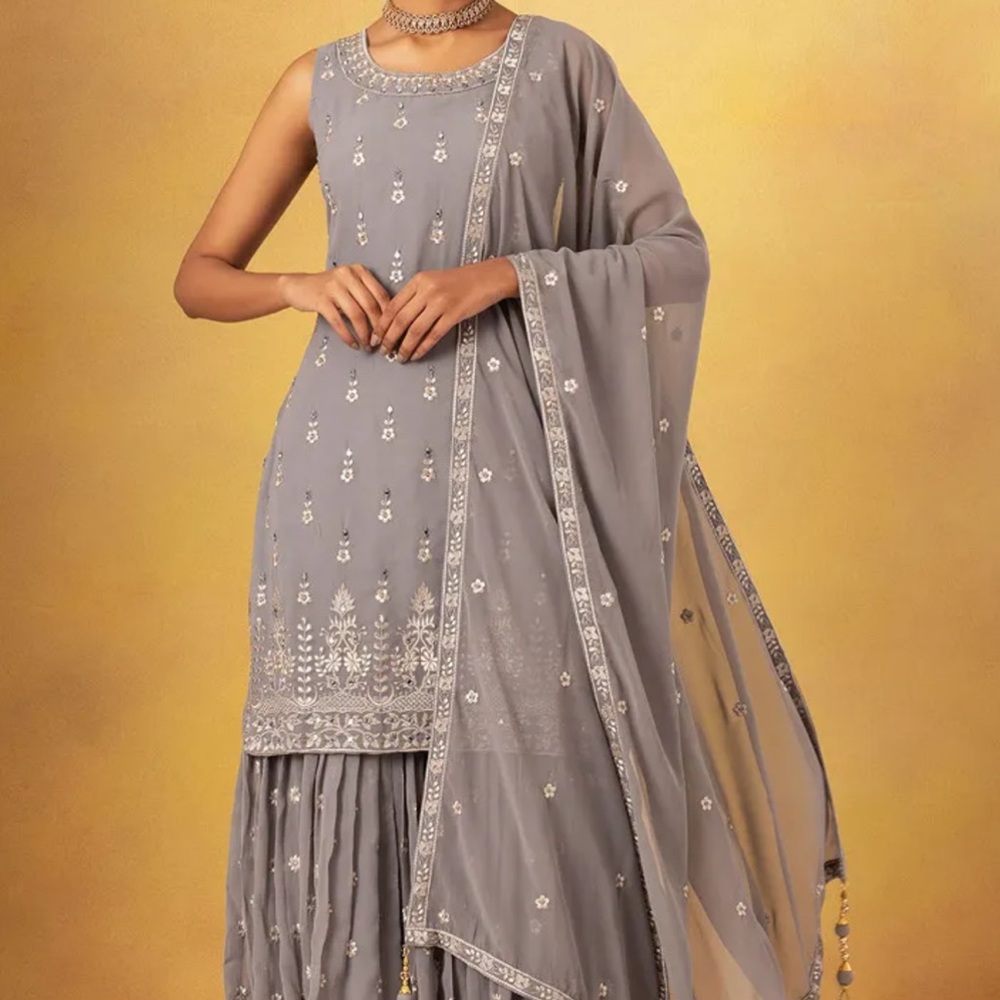 Grey Sharara Set (3)